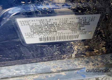 2020 Nissan Kicks Sv из США, поврежденный, VIN 3N1CP5CV7LL507680